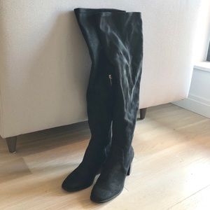Zara over the knee boots EUC